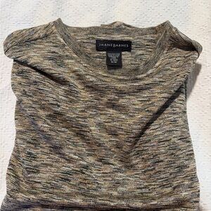 Jhane Barnes silk multi-colored t shirt